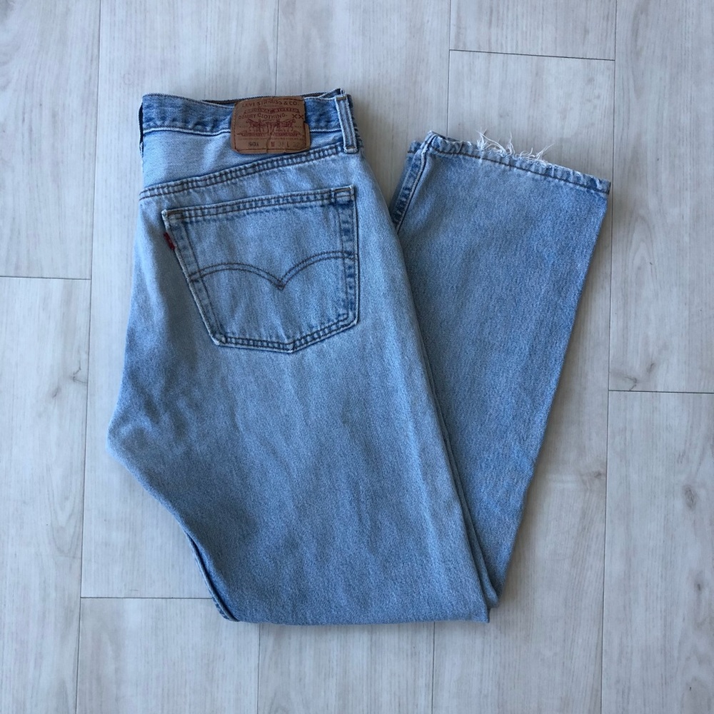 Vintage Levis 501 jeans high rise 36 button fly